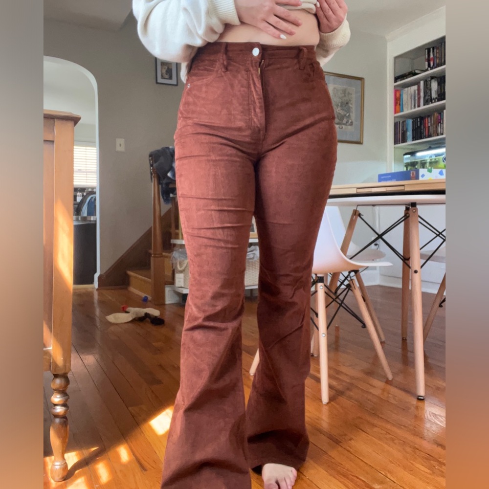 Higher high rise flare secret smooth pockets